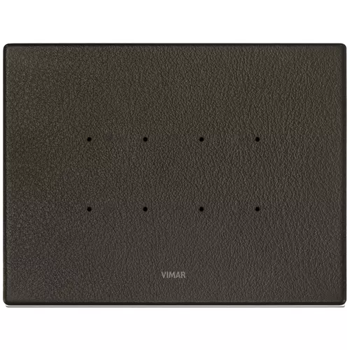 Vimar - 21664.22 - Plate 4M leather tobacco