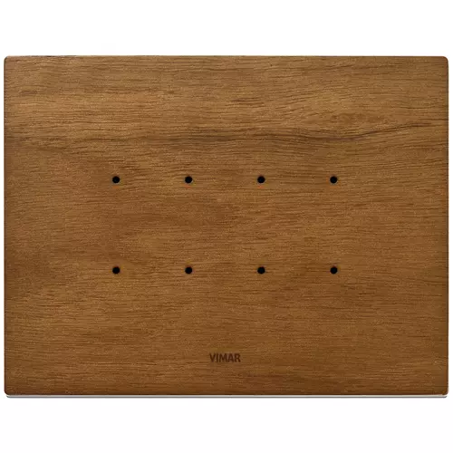 Vimar - 21664.31 - Placa 4M madera nogal italiano
