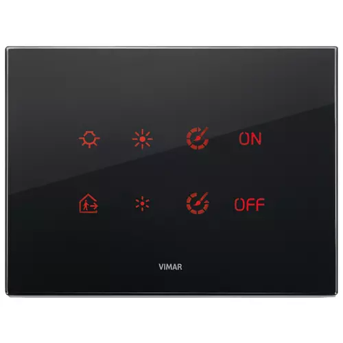 Vimar - 21664.76 - Πλαίσιο 4Μ black diamond