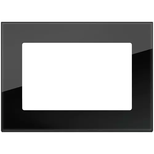 Vimar - 21665.76 - Placa 10in cristal negro diamante