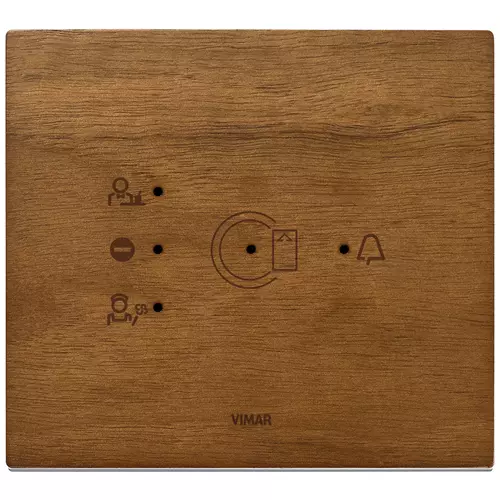 Vimar - 21666.31 - Transponder plate 3M wood Italian walnut