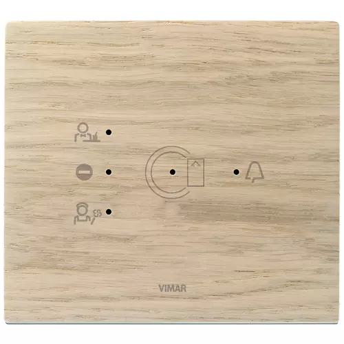 Vimar - 21666.32 - Placa transponder 3M madera roble blanco