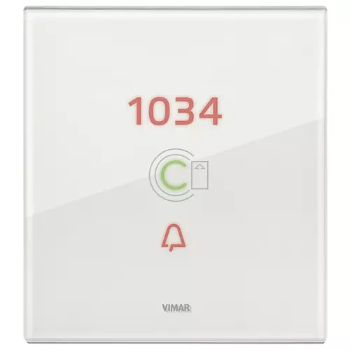 Vimar - 21666.70.01 - Plaque 3M transponder NR blanc diamant