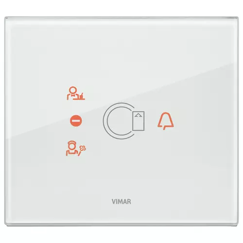 Vimar - 21666.71 - Plaque 3M pour transponder cristal aqua