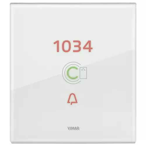 Vimar - 21666.71.01 - Plaque 3M pour transponder NR aqua