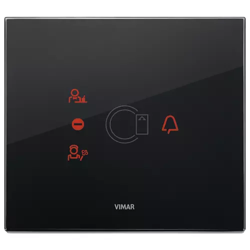 Vimar - 21666.76 - Plaque 3M p/transponder crist. diam.noir