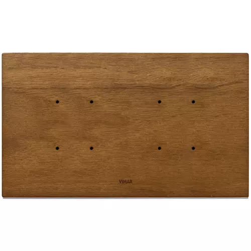Vimar - 21667.31 - Placa 5MBS (2+blank+2) madera nogal ital