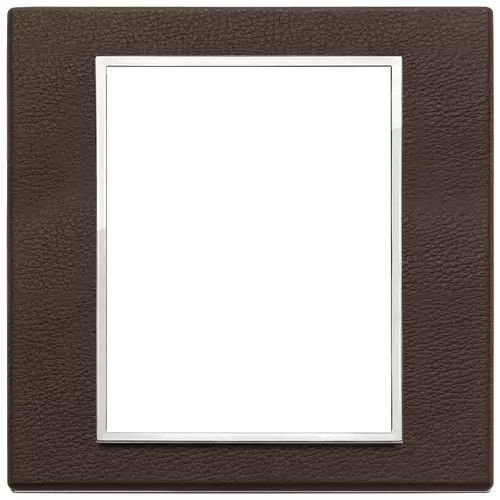 Vimar - 21668.22 - Plate 8(4+4)M leather tobacco