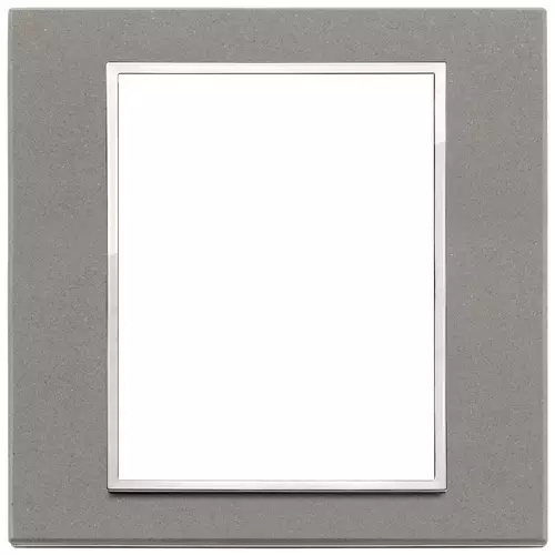 Vimar - 21668.53 - Placa 8(4+4)M piedra gris cuarzo