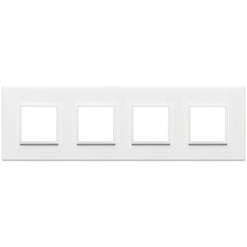 Vimar - 21669.17 - Plaque8M (2+2+2+2) entraxe71 blanc total