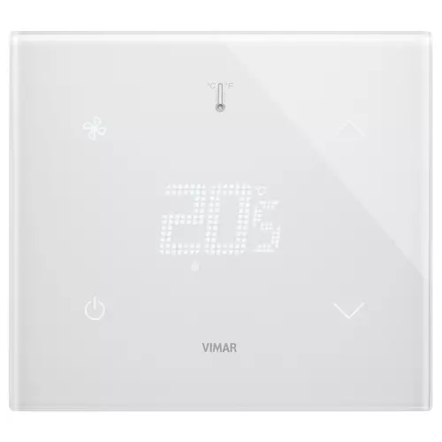 Vimar - 21814.F.70 - Termostato KNX FAN 2M blanco diamante