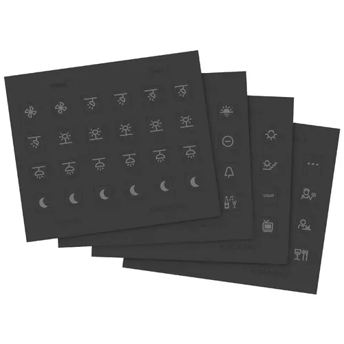 Vimar - 21847.2 - 4 Stickers with symbols