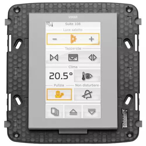 Vimar - 21848.1.BN - Touch screen KNX 4,3in Full Flat neutro