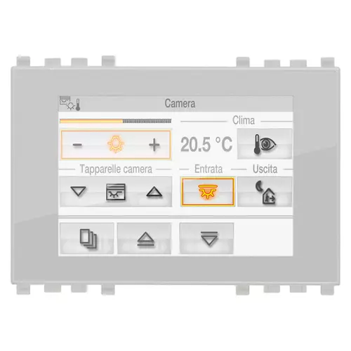 Vimar - 21849.1.BN - Touch screen Full Flat KNX 3M neutral