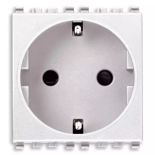 Vimar - 22208.B - Prise SICURY 2P+T 16A allemand blanc
