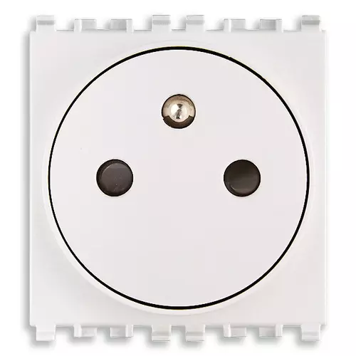 Vimar - 22212.FL.B - Prise plate SICURY 2P+T 16A FR blanc