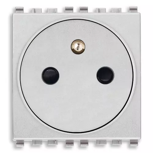 Vimar - 22212.FL.N - Prise plate SICURY 2P+T 16A FR Next