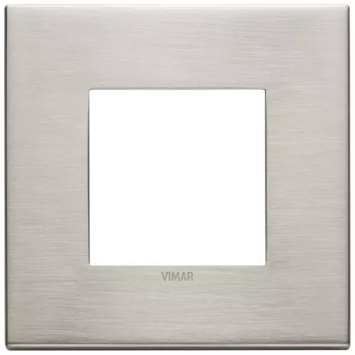 Vimar - 22642.11 - Placca 2M nichel spazzolato