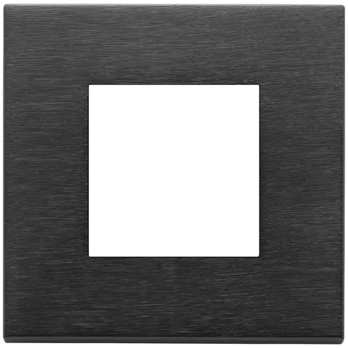Vimar - 22642.13 - Plate 2M metal brushed black