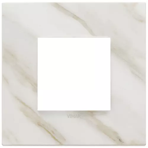 Vimar - 22642.51 - Πλαίσιο 2M Gres λευκό Calacatta