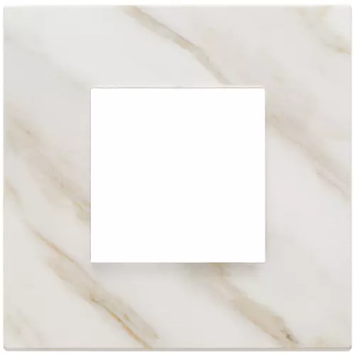 Vimar - 22642.51 - Πλαίσιο 2M Gres λευκό Calacatta