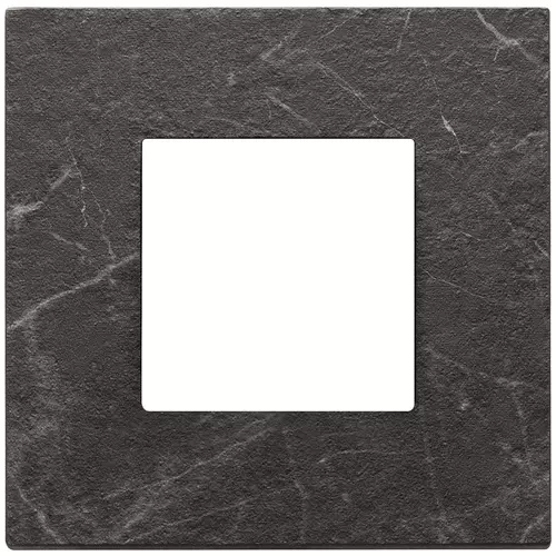 Vimar - 22642.53 - Plate 2M marbl.stoneware black Marquina
