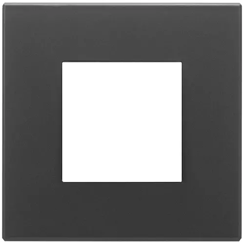 Vimar - 22642.73 - Plate 2M glass satin black