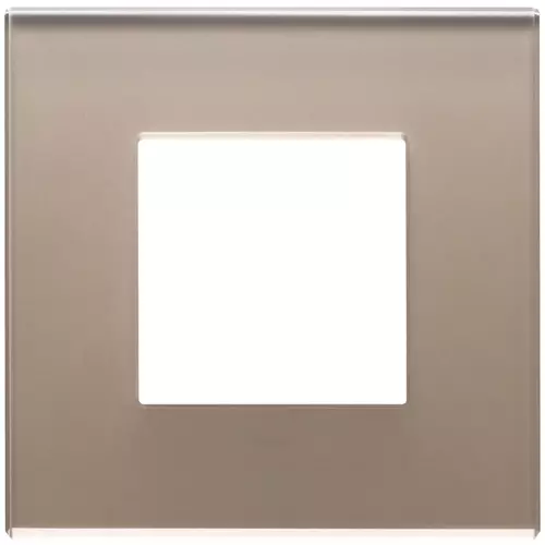 Vimar - 22642.77 - Plate 2M mirror glass opal brown