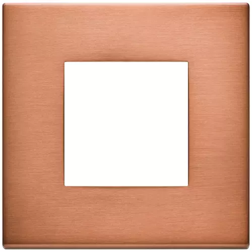 Vimar - 22642.86 - Plate 2M metal brushed copper