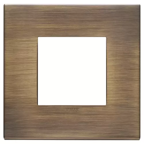 Vimar - 22642.87 - Placa 2M metal bronce envejecido