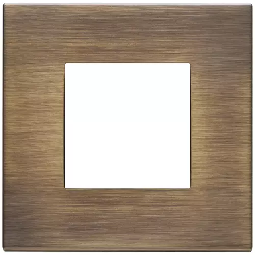 Vimar - 22642.87 - Plate 2M metal antique brushed bronze