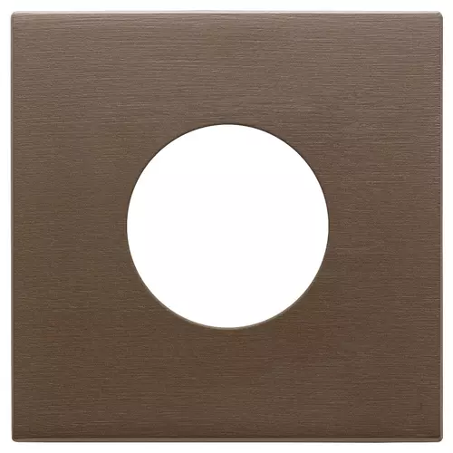 Vimar - 22642.RN.12 - Plate 2M f/socketmetal brush.dark bronze