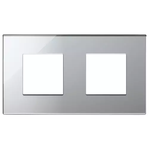 Vimar - 22643.75 - Abd.rahm.4M (2+2) Abst71 Glas Eissilber