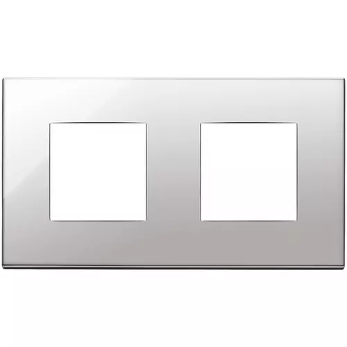 Vimar - 22643.81 - Plate 4M (2+2) 71mm nickel