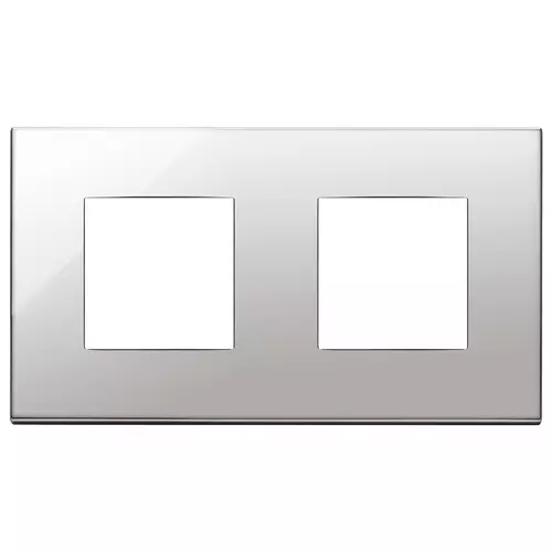 Vimar - 22643.81 - Plaque 4M (2+2) entraxe71 nickel