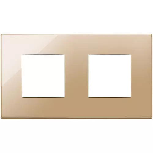 Vimar - 22643.82 - Plate 4 (2+2) 71mm gold