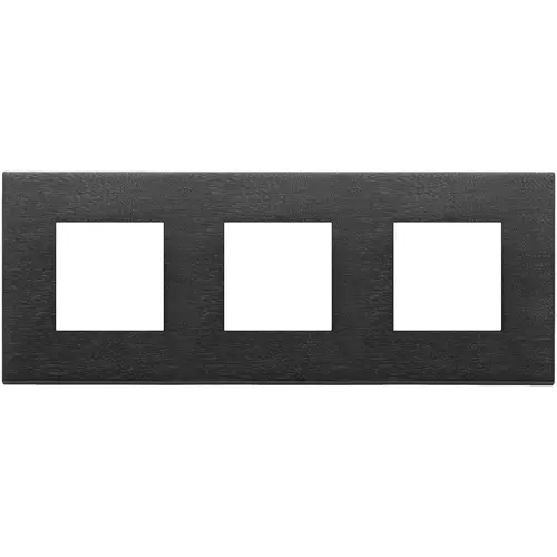 Vimar - 22644.13 - Plate 6M(2+2+2)x71mm met.brushed black