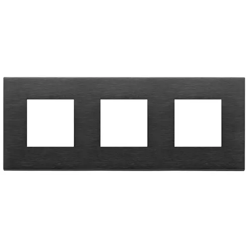 Vimar - 22644.13 - Plate 6M(2+2+2)x71mm met.brushed black