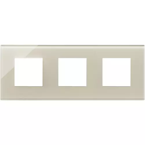 Vimar - 22644.72 - Πλάκα 6M (2+2+2)x71ποτήρι λευκό κάνναβη