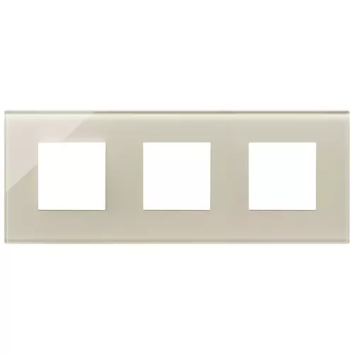 Vimar - 22644.72 - Plaque 6M (2+2+2)x71 crist.blanc Ca