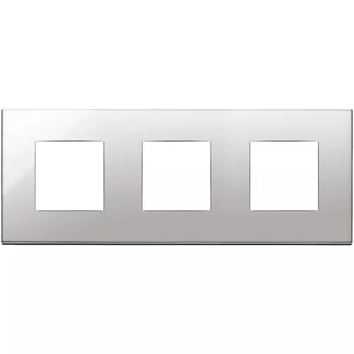 Vimar - 22644.81 - Plate 6M (2+2+2) 71mm nickel