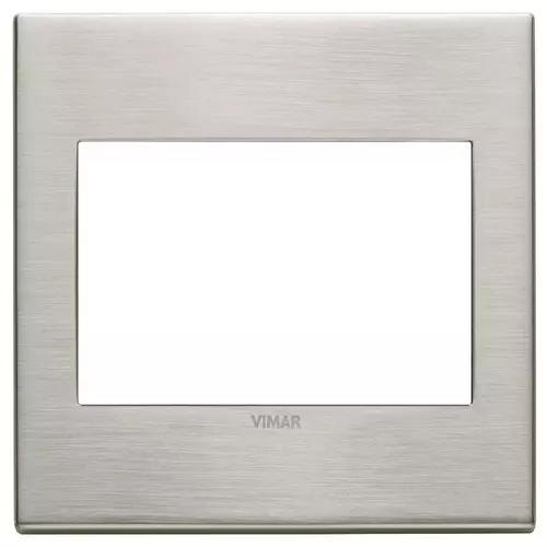 Vimar - 22648.11 - Abdeckrahmen 3MBS Metal nickel gebürstet