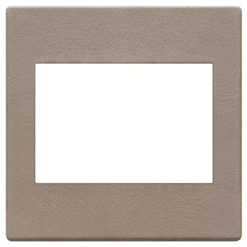 Vimar - 22648.22 - Plate 3M BS leather Steppe