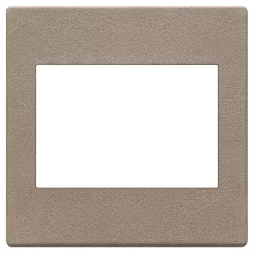 Vimar - 22648.22 - Plaque 3M BS cuir Steppe