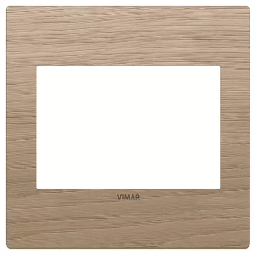 Vimar - 22648.31 - Plate 3M BS wood oak