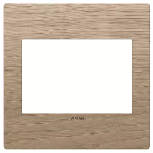 Vimar - 22648.31 - Plaque 3M BS bois rouvre