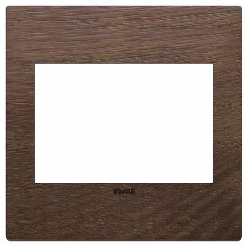 Vimar - 22648.32 - Plate 3M BS wood American walnut