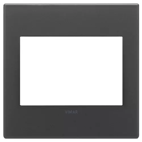 Vimar - 22648.73 - Placca 3M BS nero satinato