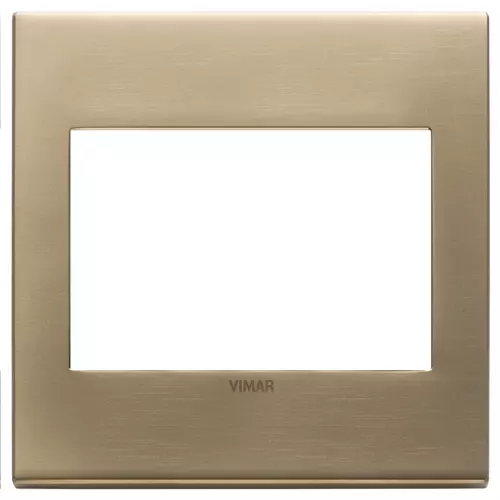 Vimar - 22648.85 - Πλαίσιο 3M BS μέταλλο χρυσό antico