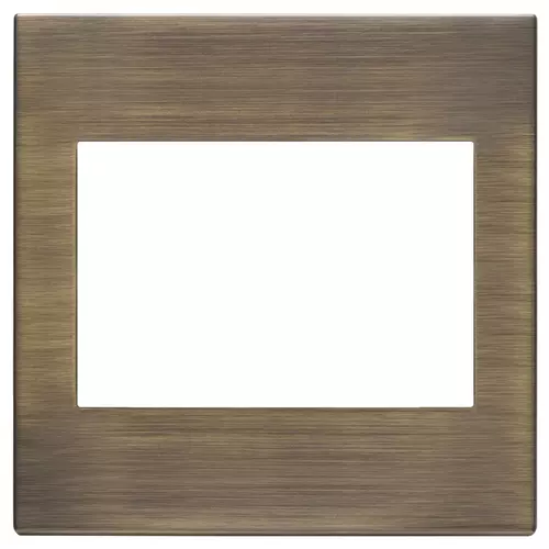 Vimar - 22648.87 - Plate 3M BS metal antique brushed bronze
